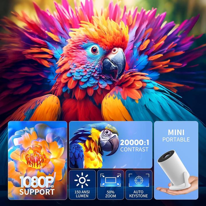 Actual product image Yoton Mini projector Yoton Y4 (Full HD, 9000 lm)