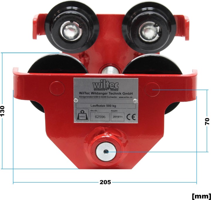 Image du produit Wiltec Laufkatze