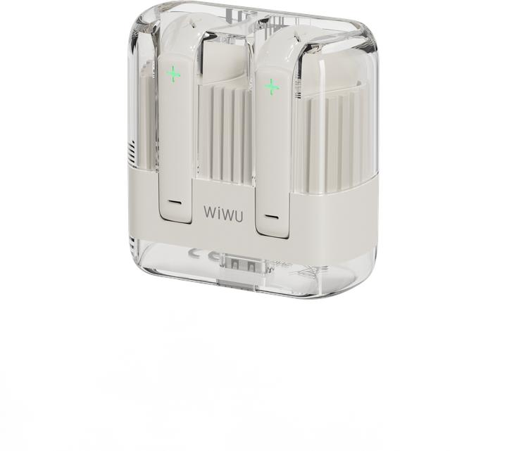 Actual product image Wiwu Bluetooth earphones T21 TWS white (Wireless)