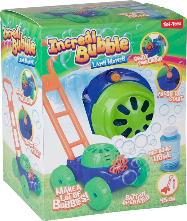 Produktbild Toi-Toys Incredi-Bubble Seifenblasen-Rasenmäher 45cm 118ml