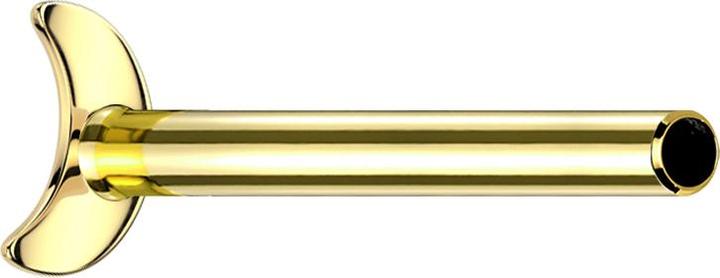 Image du produit Star Piercing Micro Threadless Bâton Labret Lune doré (sans laiton, Titane)