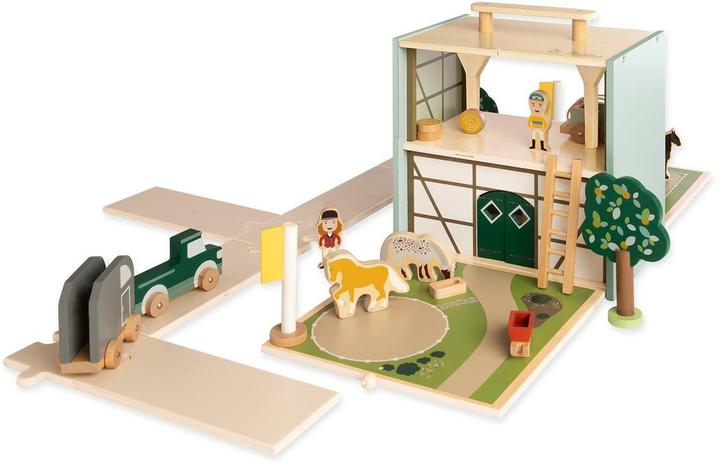 Pinolino Spielwelt „Reiterhof Lise” mit Zubehör