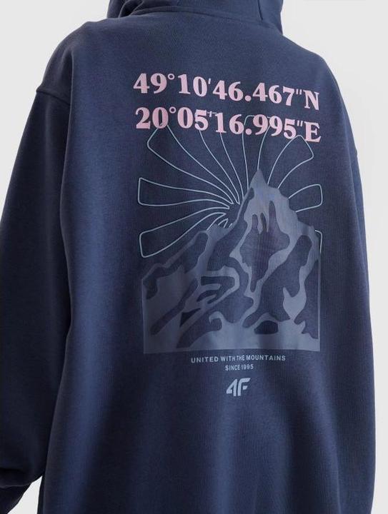 Produktbild 4F Mädchen-Sweatshirt mit Reissverschluss und Kapuze (128)
