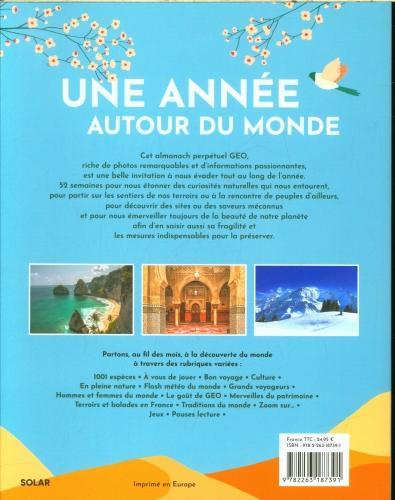 Produktbild Solar Une année autour du monde : almanach Geo (Französisch, Bonfillon Pierre-Olivier, 2024)