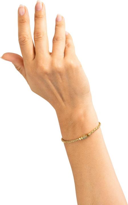 Actual product image Buddha to Buddha Armband George Mini Vergoldet J015GV E (19 cm, Silver 925)