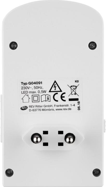 Actual product image REV LED night light