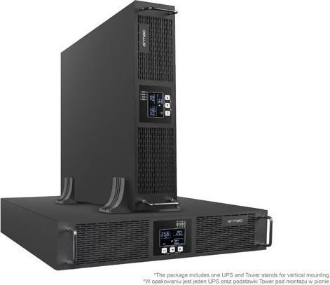 Actual product image Armac *UPS On-Line 1000VA LCD RACK 4 x IEC (1000 VA, 1000 W, Online double converter UPS)