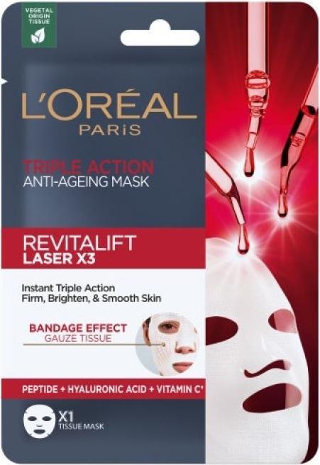 L'Oréal Paris L ÌOréal - Revitalift Laser X3 Cream-Mask - Anti-aging Face Mask with Triple Effect - 28.0g (28 g)