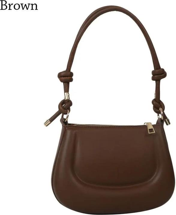 Produktbild Only-Bags.Store PU Leder Umhängetasche Solid Color Unterarmtasche Messenger Bag Crossbody Bags