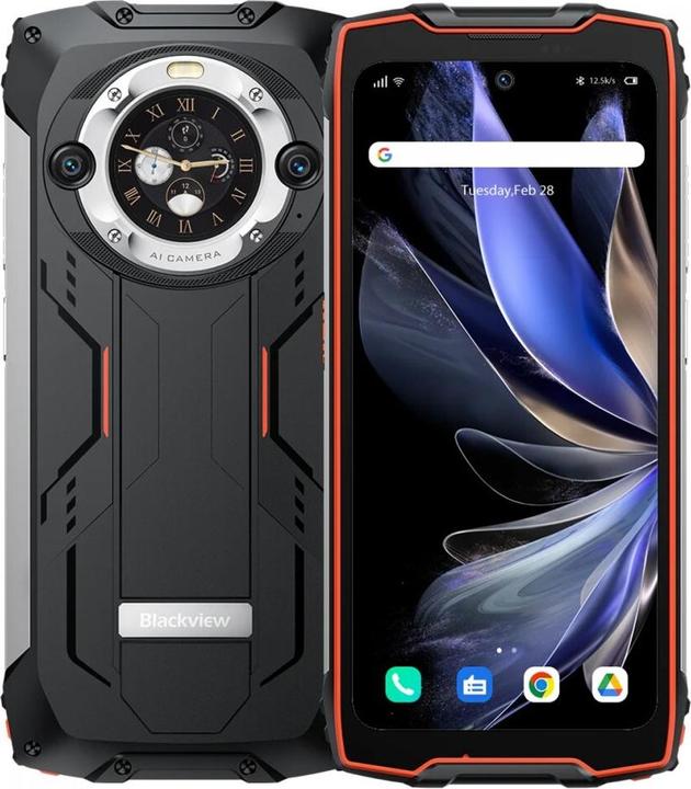 Produktbild Blackview Smartphone BV9300 Pro 15080mAh 12GB/256GB Orange (256 GB, Orange, 6.70")