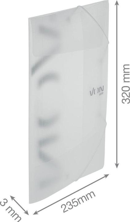 Image du produit von Chemise à élastique A4, Blanc, 5 pièces (A4, 5x)