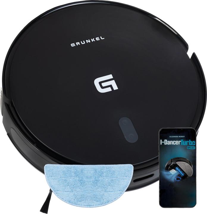 Produktbild Grunkel I-Dancer Turbo-Bürstenstaubsauger und Bodenwischroboter (5000 Pa, Wischtuch)