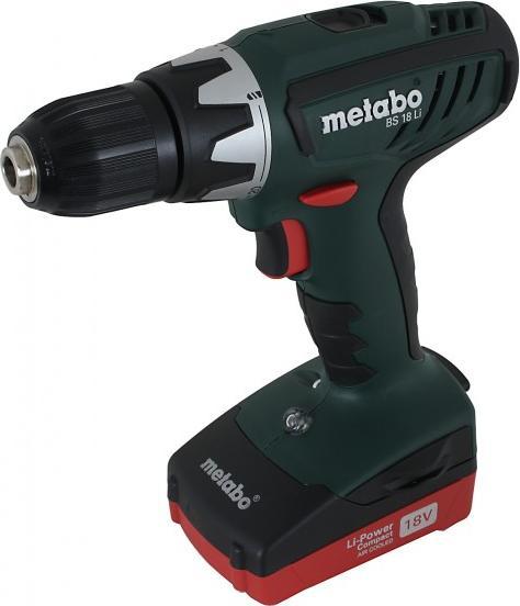 Metabo BS18 V Li Akku mit 2 x 1,5 Ah LiIon Akkus und