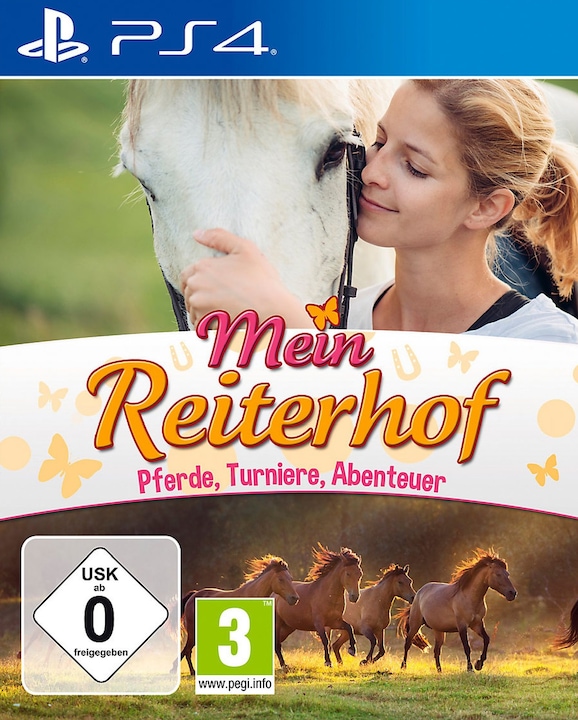Produktbild Mein Reiterhof: Pferde, Turniere, Abenteuer (PS4, DE)