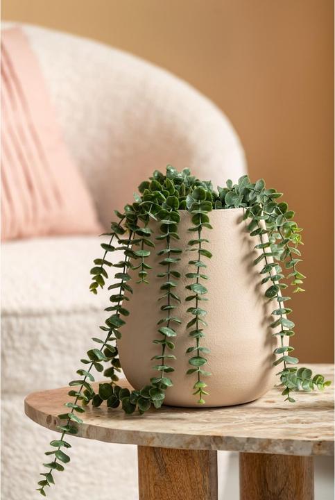 Actual product image present time textured metal vase boaz (14.28 l)