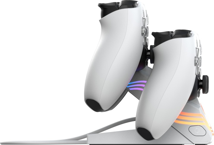 Produktbild PDP Ladestation 2 Controller Afterglow Wave weiss PS5 (PS5)