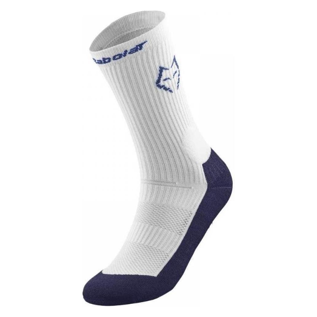 Babolat Mid-Calf Socks Lebrón White/Estate Blue