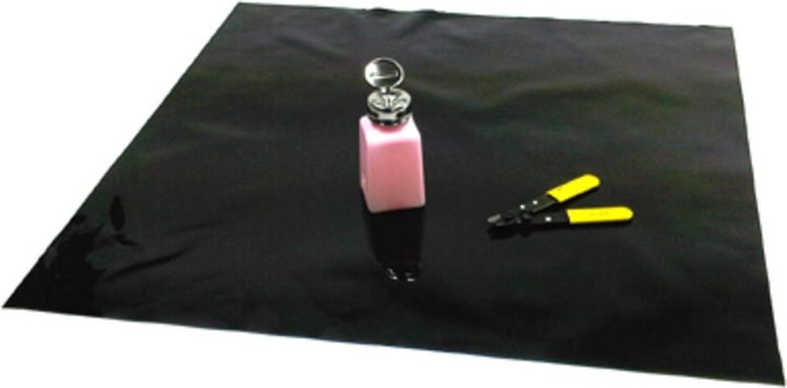 Produktbild Dönges Lacktischdecke, ca. 65 x 65 cm, schwarz (65 x 65 cm)