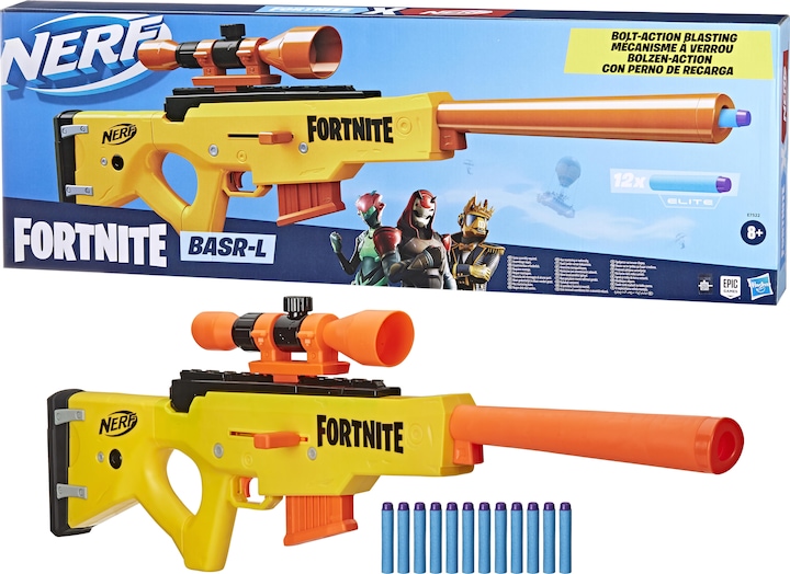 Actual product image Nerf Fortnite Basr-L Blaster