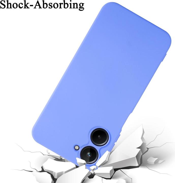 Actual product image Cadorabo Case for Realme 10 4G TPU in liquid protection silicone design (Samsung Galaxy S10)