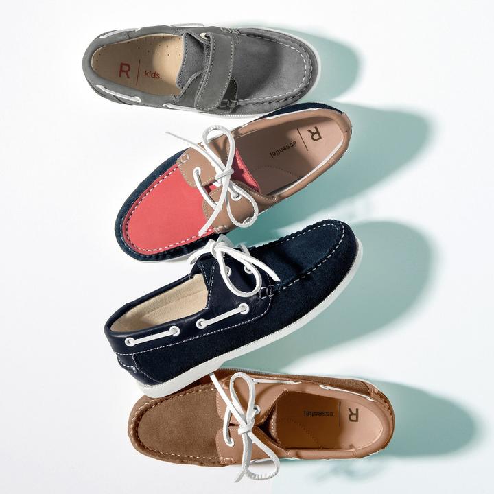 Actual product image La Redoute Collections Boat shoes with velcro fastening (28)