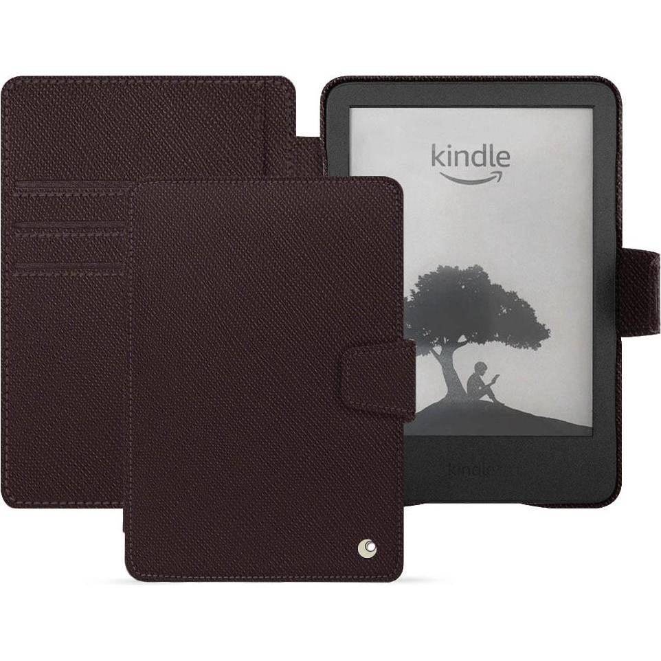 Noreve Lederschutzhülle Amazon Kindle (2022), eReader Zubehör, Braun