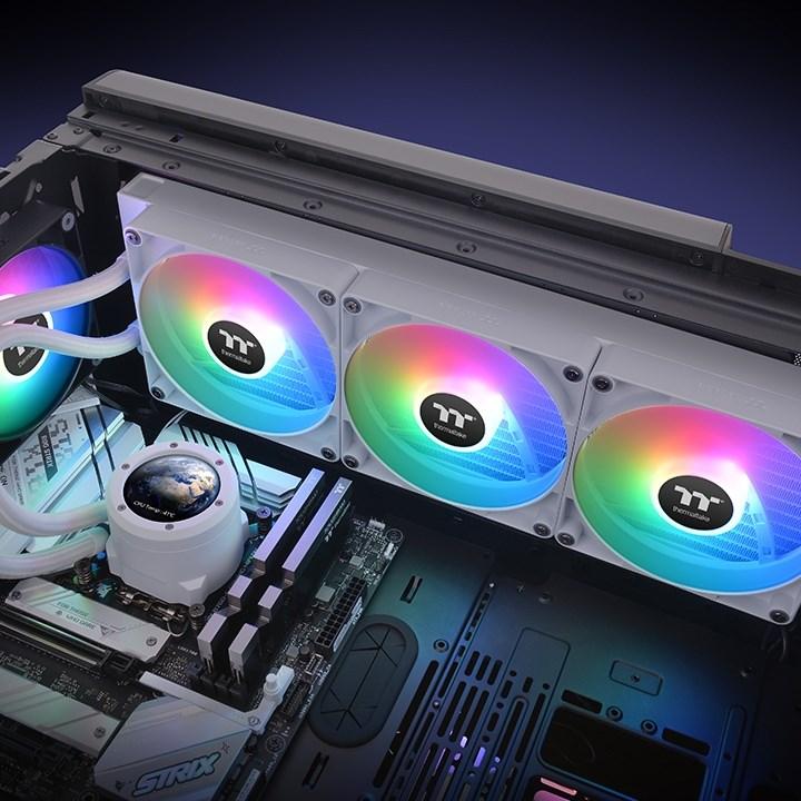 Actual product image Thermaltake TH420 V2 Ultra ARGB Sync CPU Liquid Cooler All-In-One wh
