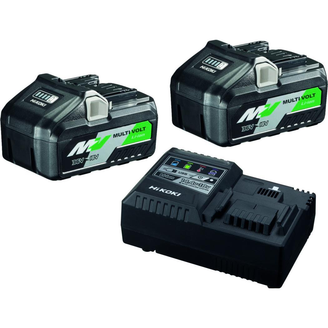 Hikoki, Werkzeugakku + Ladegerät, Booster Pack UC18YSL3WEZ (36 V)