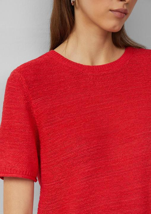 Produktbild S.Oliver Strickpullover Kurzarmpullover aus Bändchengarn (M)