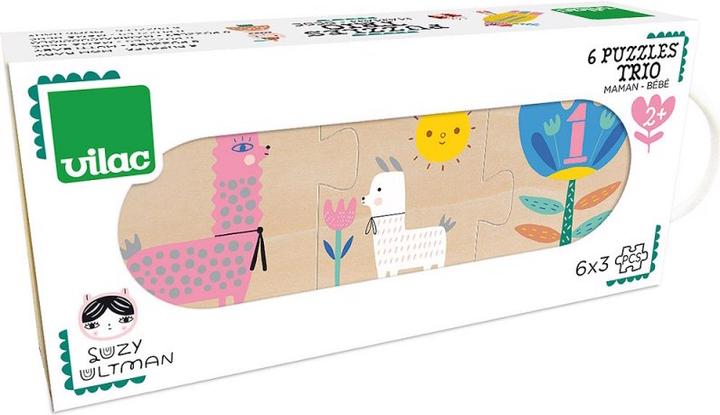 Image du produit Vilac Puzzles Trio Maman-Bebe, Suzy Ultman (6 pièces)