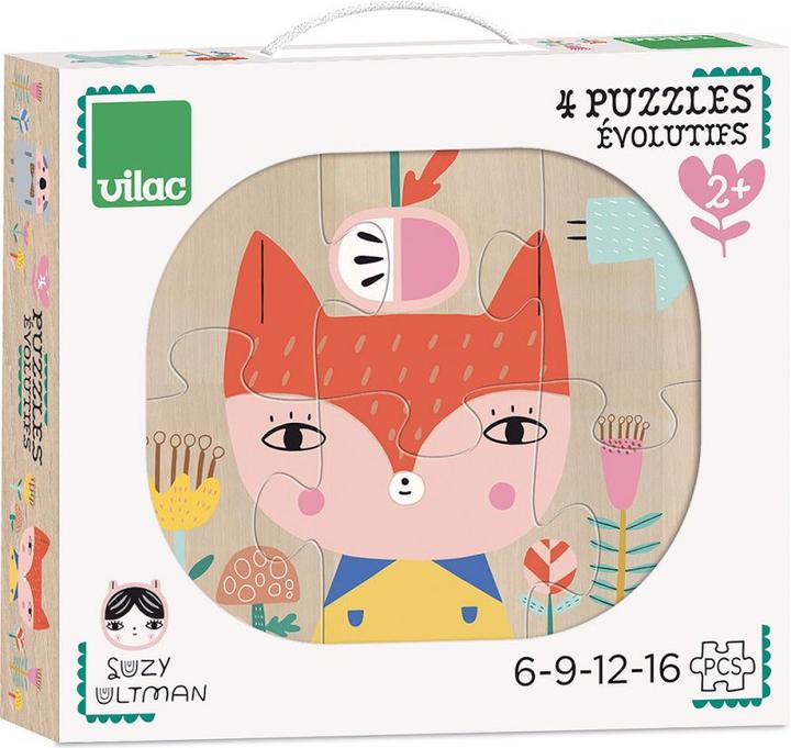 Immagine prodotto Vilac Puzzles Évolutifs, Suzy Ultman (43 pezzi)
