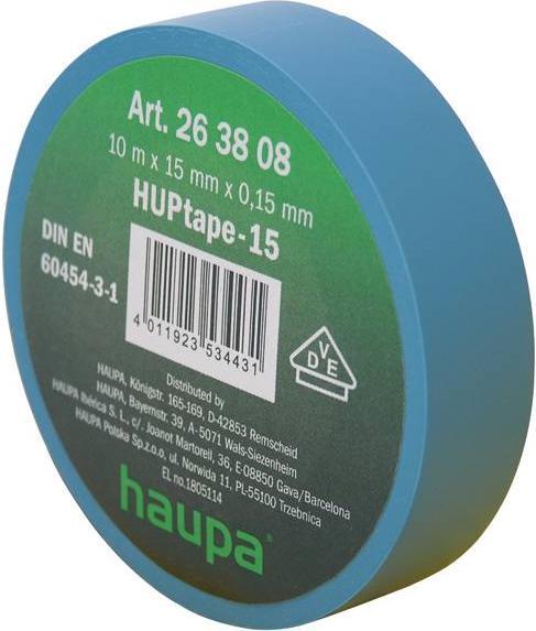 Image du produit Haupa Ruban isolant PVC 15mm 10m bl 105°C 0,15mm 263808 (15 mm)