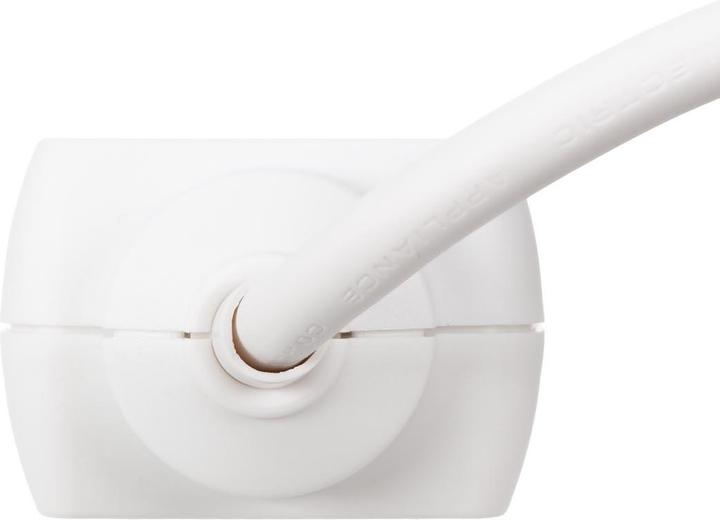 Produktbild Velleman 4-WAY SOCKET-OUTLET - 5 m CABLE - WHITE - PIN EARTH (4 x, CEE 7/5, 5 m)