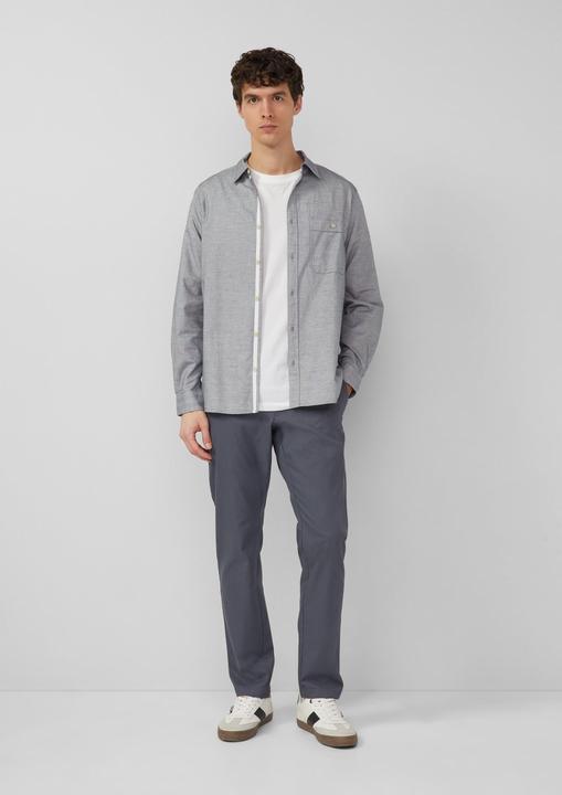 Immagine prodotto s.Oliver Hemd Regular Fit: Gemustertes Langarmhemd mit Kentkragen (S)