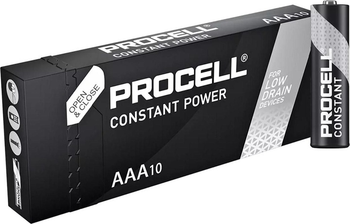 Actual product image Duracell Procell (10 pcs., AAA, 1222 mAh)