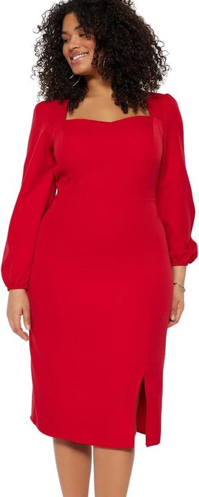 Actual product image Shift Relaxed Fit Woven Plus Size Dress (48)