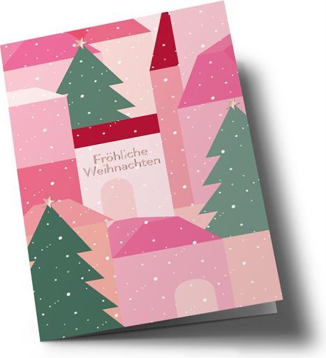 Nobis design Weihnachtskarte Fröhliche Weihnachten