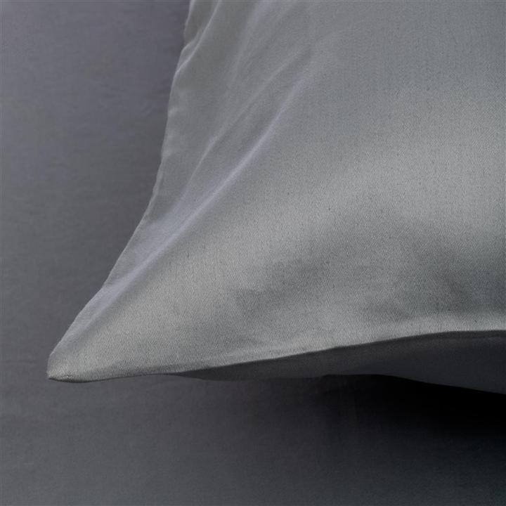 Produktbild Domoletti Pillow Case Sateen 70x70 cm Grey (Kopfkissenbezug, 70 x 70 cm)