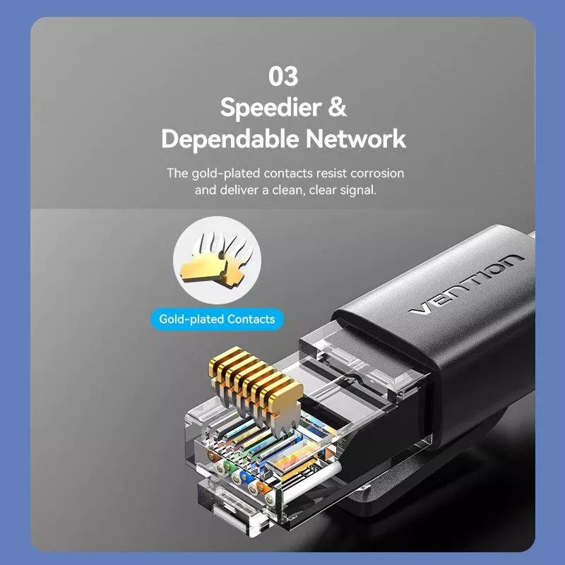 Thumbnail - Vention Ethernet cable (RJ45 - CAT6) - 3m (3 m), Netzwerkkabel