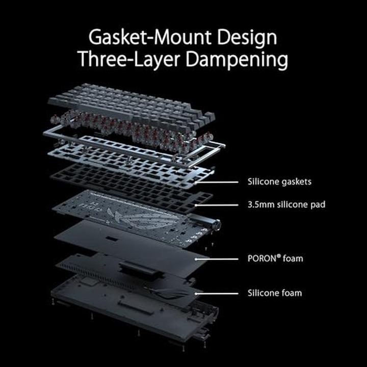 Productafbeelding ASUS ROG Azoth (Frans, Bedraad, Draadloze)