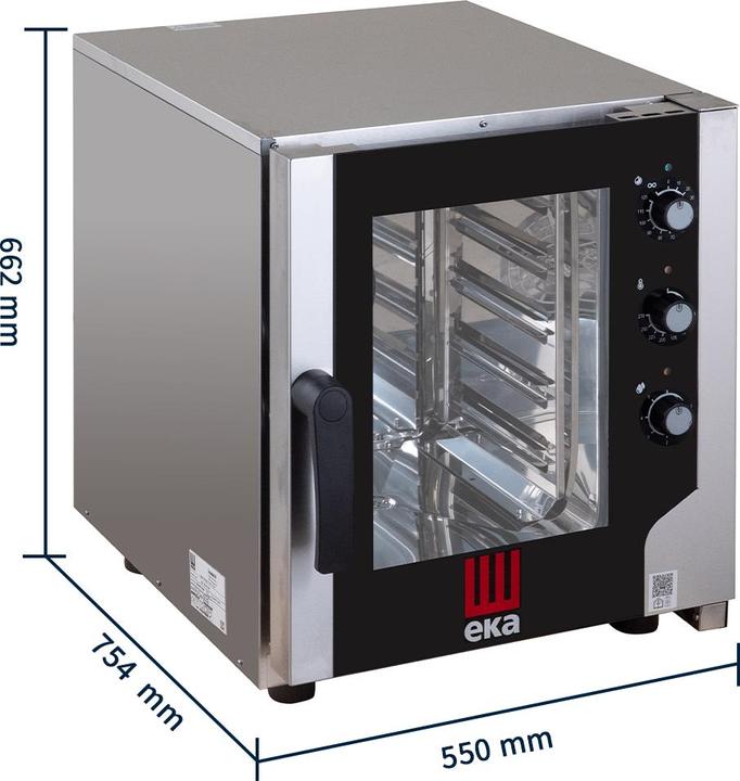 Produktbild Tecnoeka Digitaler Elektro Kombi Ofen / mit manueller Bedienung und Dampffunktion
