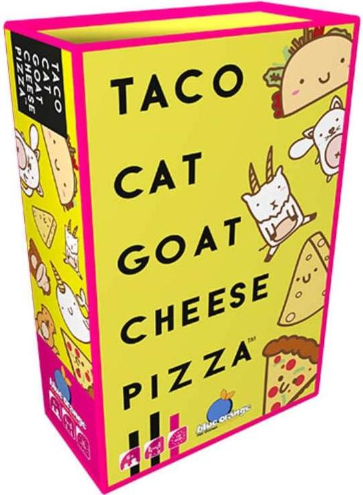 Swissgames-Spiele Taco Cat Ziegenkäse Pizza (Deutsch, Englisch, Französisch, Italienisch, 2 - 8 Spieler)