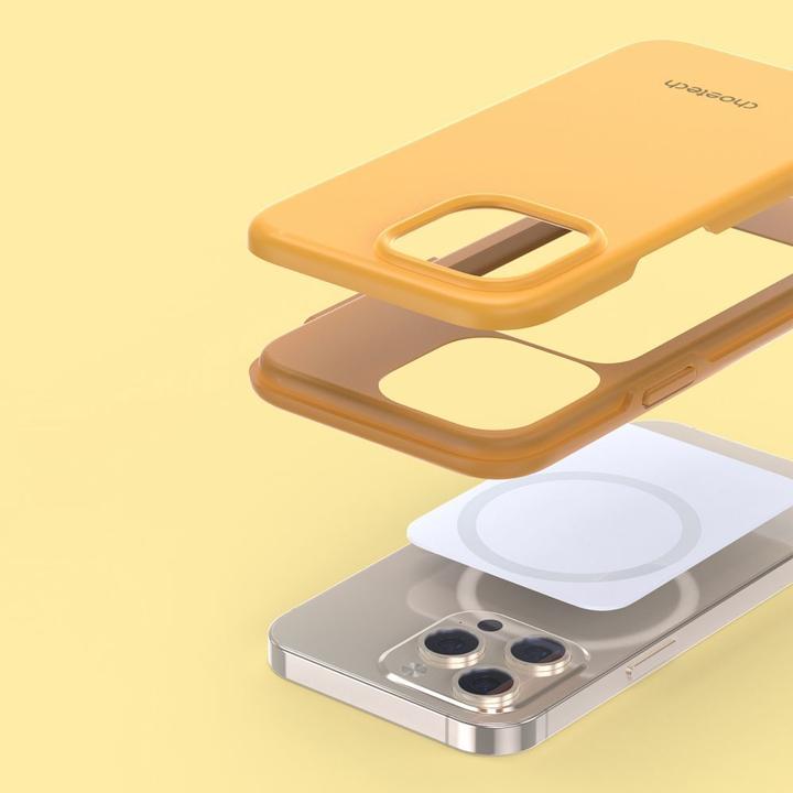 Immagine prodotto Choetech Custodia antigoccia MFM per MagSafe per iPhone 13 Pro, arancione (PC0113-MFM-YE) (Apple iPhone 13 Pro)