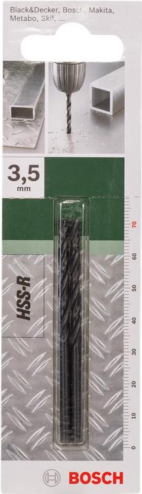 Actual product image Bosch Zubehör Metal drill HSS-R, DIN 338 D= 3.5 mm L= 70 mm (3.5 mm)