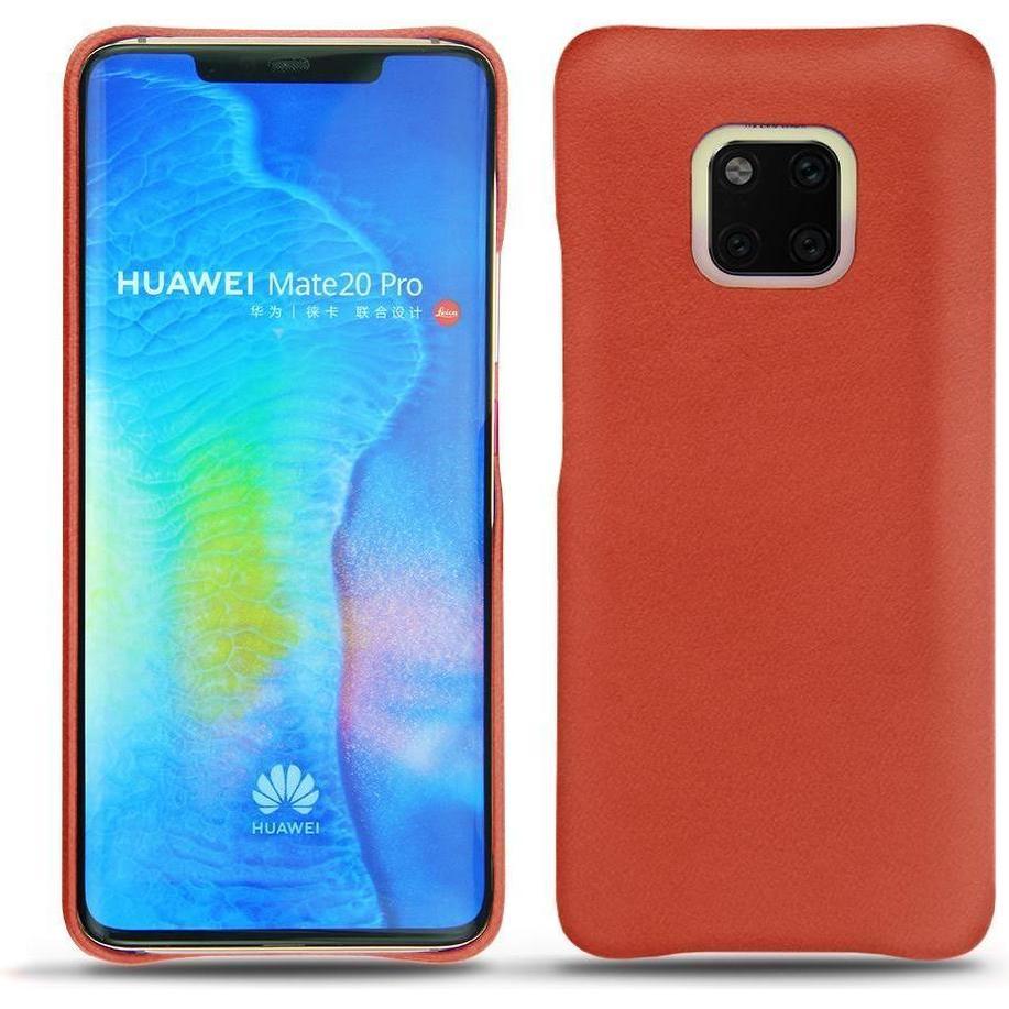 Noreve Lederschutzhülle (Huawei Mate 20 Pro), Smartphone Hülle, Orange