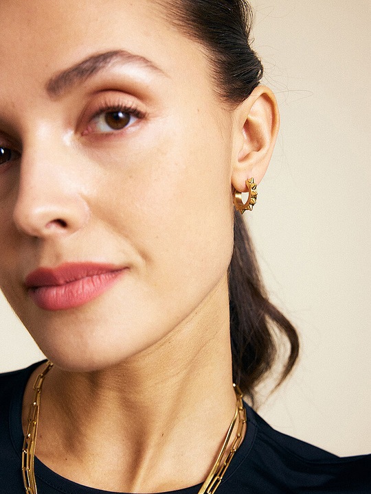 Produktbild Edblad Ohrringe PEAK HOOPS ICON