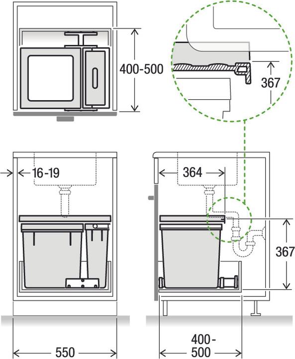 Produktbild Müllex X-Line X55 M7 Basic (35 l)