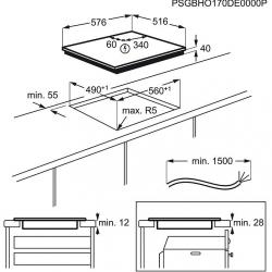 Image du produit AEG HK634021XB (56 cm, Table de cuisson électrique)