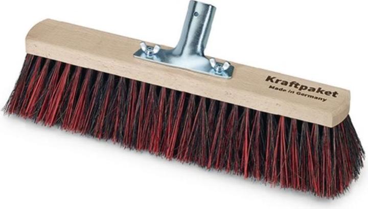 Produktbild Nölle Besen Arenga/Elastonmischung Länge 400 mm m.Metallstielhalter Flachholz Stielhalter-Ø 28 mm (1 Stk.)