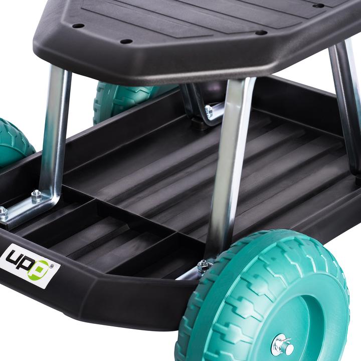 Actual product image UPP Garden trolley Rolling seat Garden helper Rolling trolley Garden seat aid Seat for gardening